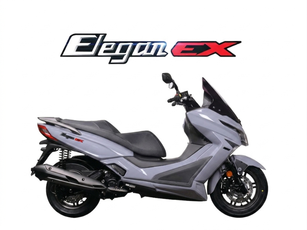 2026 MODENAS ELEGAN 250 EX ABS ABS in Grey — available at Boon Hua Motor Klang Valley