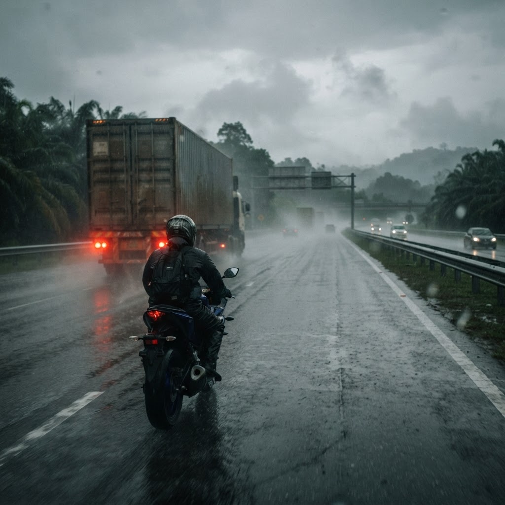 Iktibar Tragedi Nahas Suami Isteri Berlanggar Lori: 5 Panduan Keselamatan Wajib Ketika Menunggang Berdekatan Kenderaan Berat — Boon Hua Motor motorcycle news