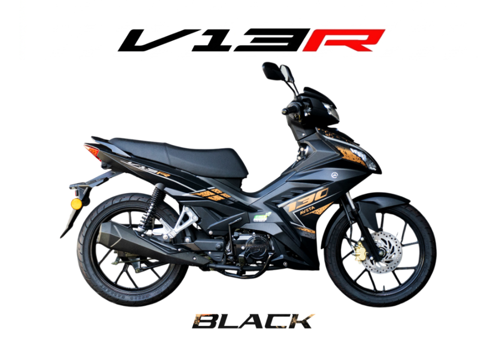 2026 AVETA V13R STD in Black — available at Boon Hua Motor Klang Valley