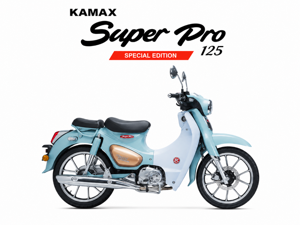 2026 KAMAX SUPER PRO 125 SE SE in Green — available at Boon Hua Motor Klang Valley