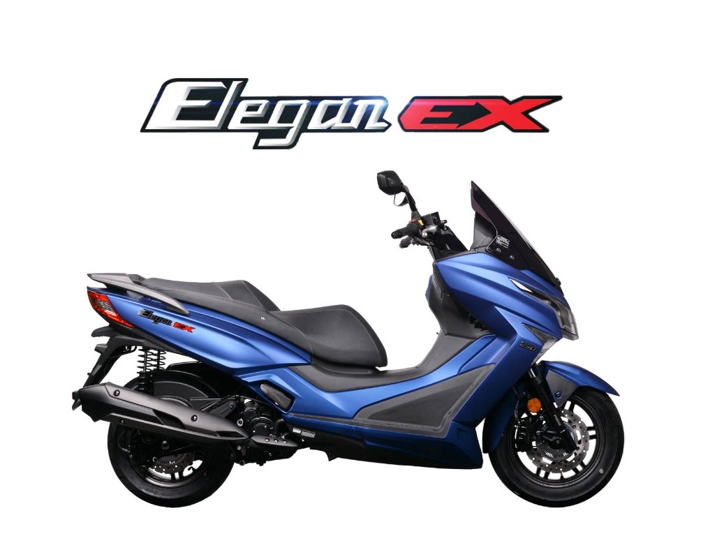 2026 MODENAS ELEGAN 250 EX ABS ABS in Blue — available at Boon Hua Motor Klang Valley