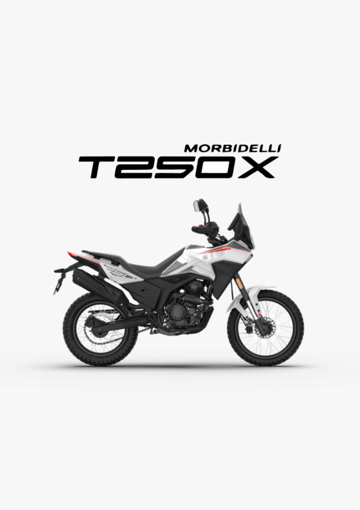 2026 MORBIDELLI T250X in White — available at Boon Hua Motor Klang Valley