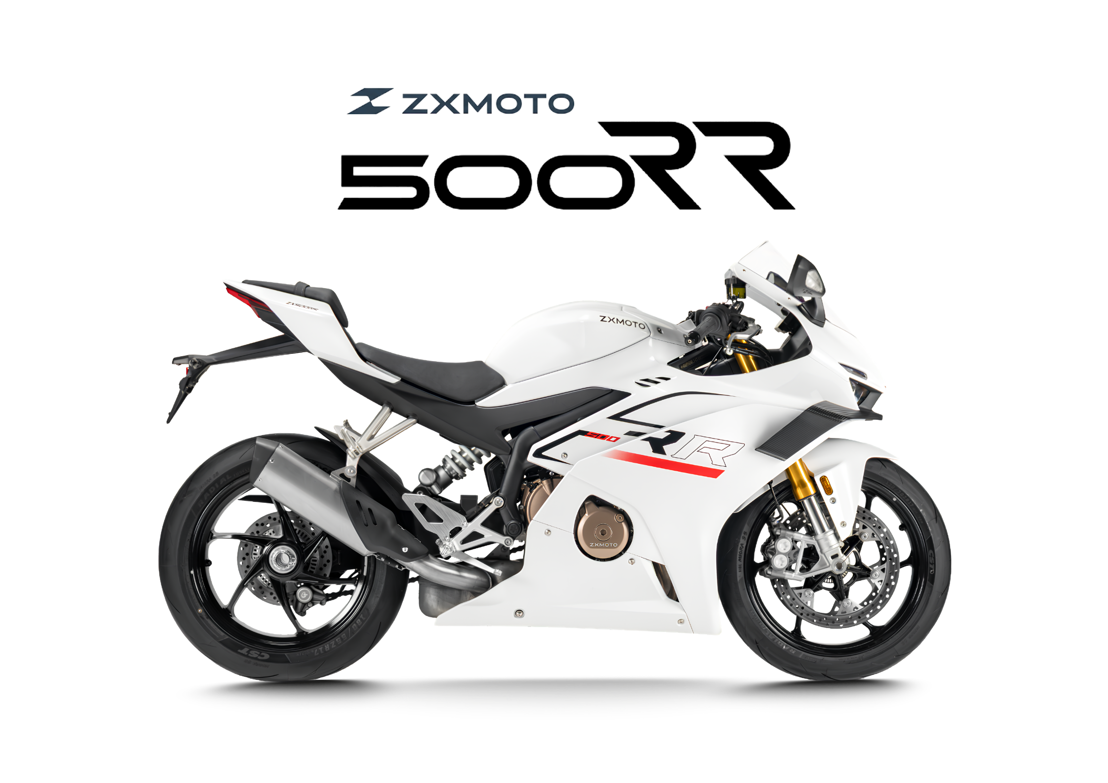 2026 ZXMOTO 500RR in Pearl White — available at Boon Hua Motor Klang Valley