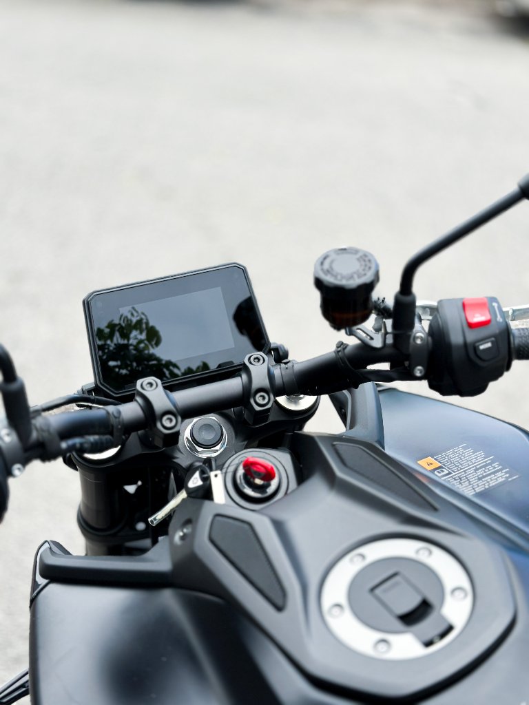 Yamaha MT-09 CP3 890cc engine detail