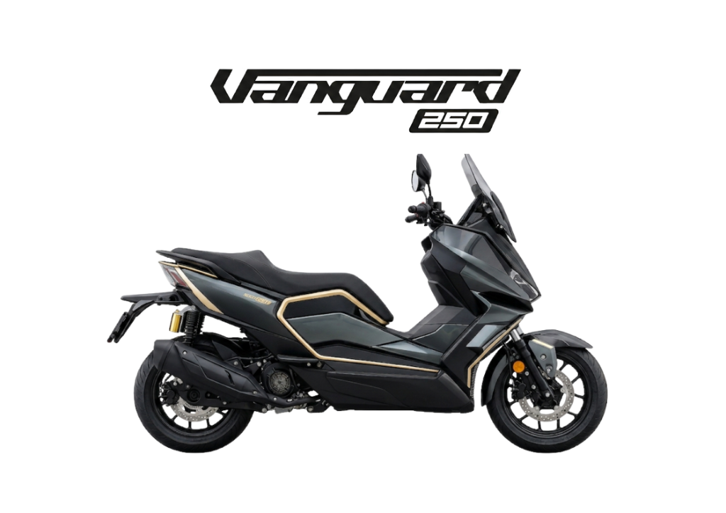 2026 AVETA VANGUARD 250 V2 V2 in Twilight Blue — available at Boon Hua Motor Klang Valley