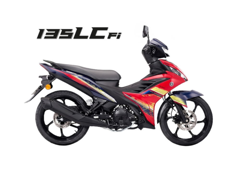 2026 YAMAHA 135LC FI 2026 NEW STD in Matador Red — available at Boon Hua Motor Klang Valley