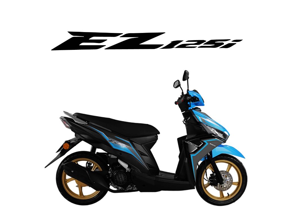 2026 WMOTO EZ125I in Deep Sky Blue — available at Boon Hua Motor Klang Valley