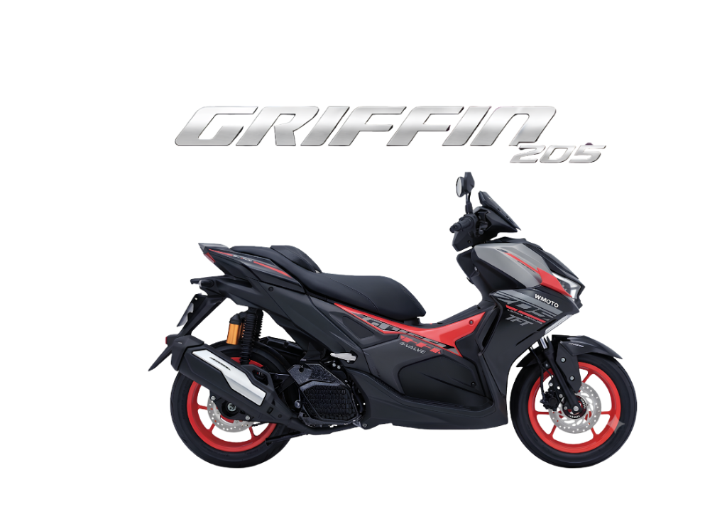 2026 WMOTO GRIFFIN 205 in Red — available at Boon Hua Motor Klang Valley