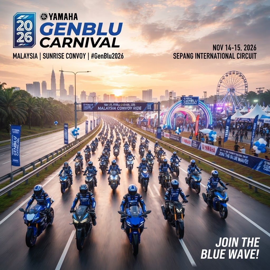 Gear Up for Yamaha GenBlu Carnival 2026: Join the Official Boon Hua Motor Convoy! — Boon Hua Motor motorcycle news