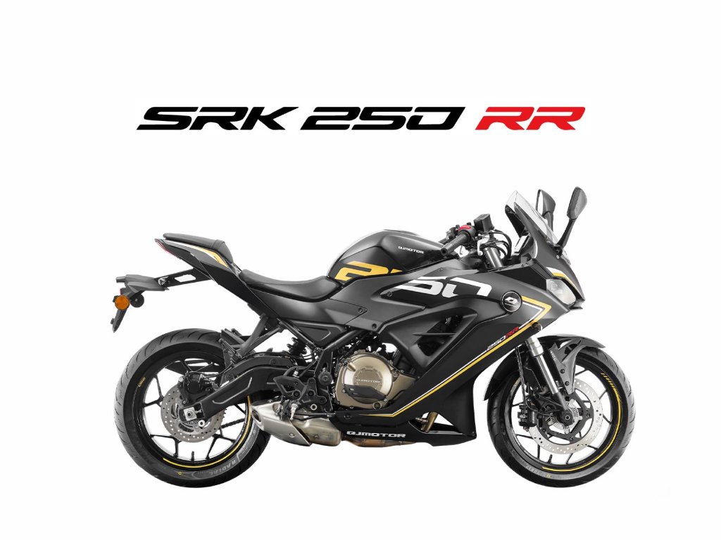 2026 QJ MOTOR SRK 250RR 2 Cylinder in Black — available at Boon Hua Motor Klang Valley