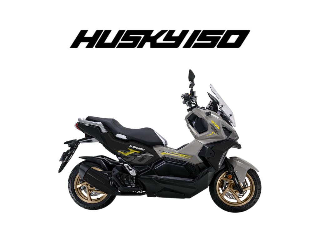 2026 SYM HUSKY 150 STD in Grey Black — available at Boon Hua Motor Klang Valley