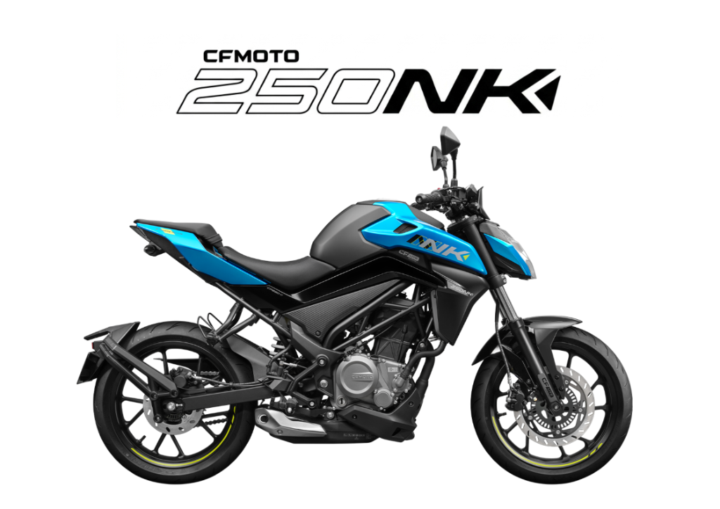 2026 CFMoto 250NK LITE in Zephyr Blue — available at Boon Hua Motor Klang Valley