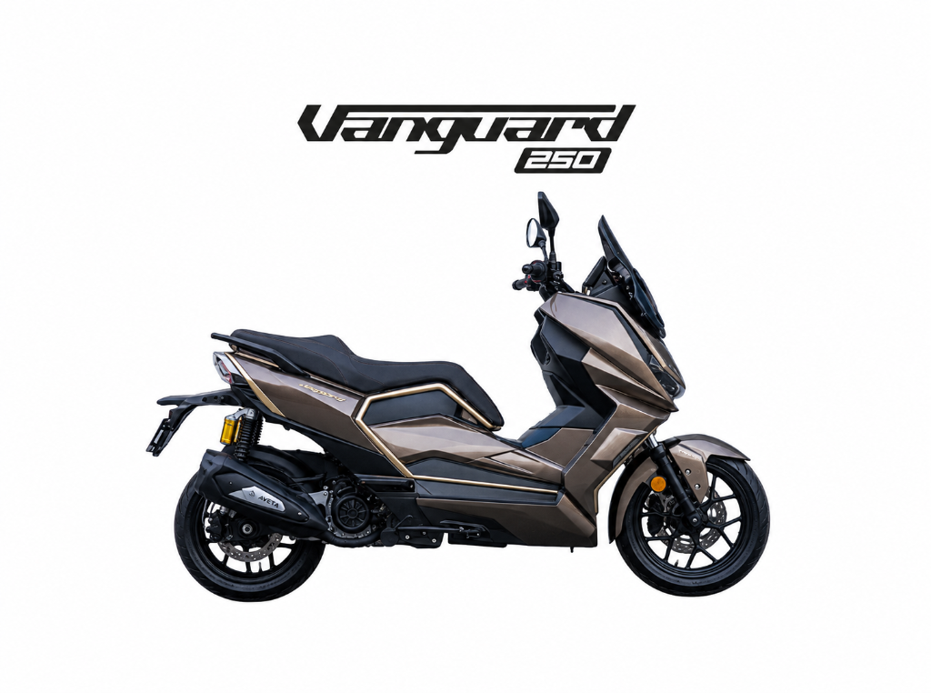 2026 AVETA VANGUARD 250 V2 V2 in Dessert Brown — available at Boon Hua Motor Klang Valley