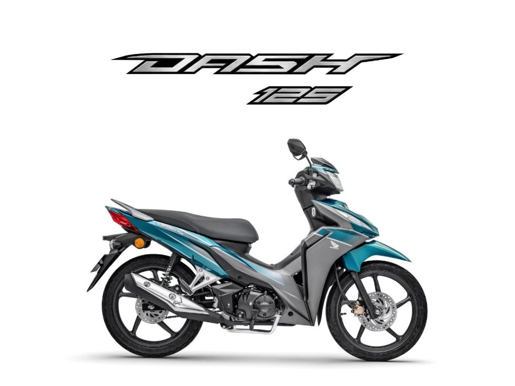 2026 HONDA Dash 125 STD in Cyan — available at Boon Hua Motor Klang Valley