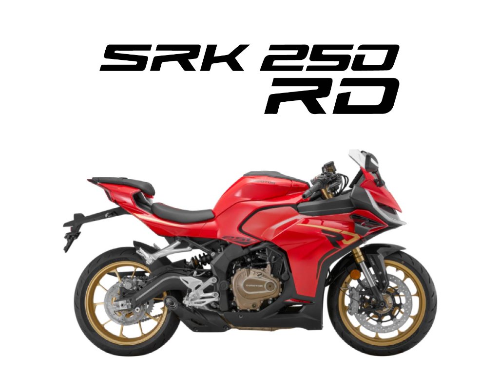 2026 QJ MOTOR SRK 250 RD STD in Red — available at Boon Hua Motor Klang Valley