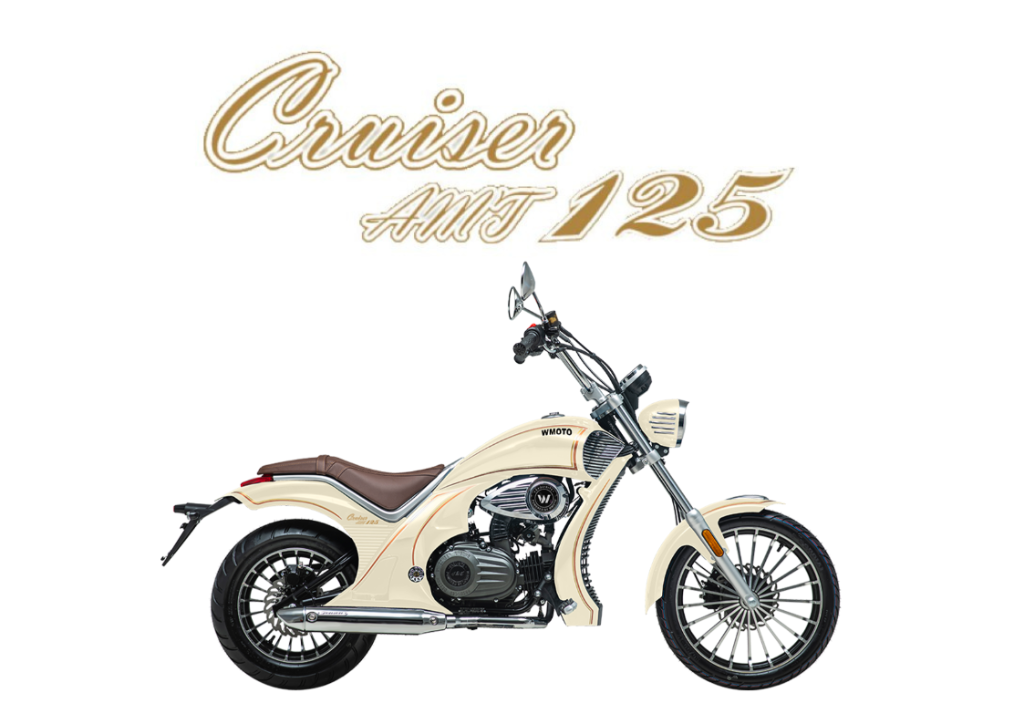 2026 WMOTO CRUISER AMT 125 in Creamy White — available at Boon Hua Motor Klang Valley