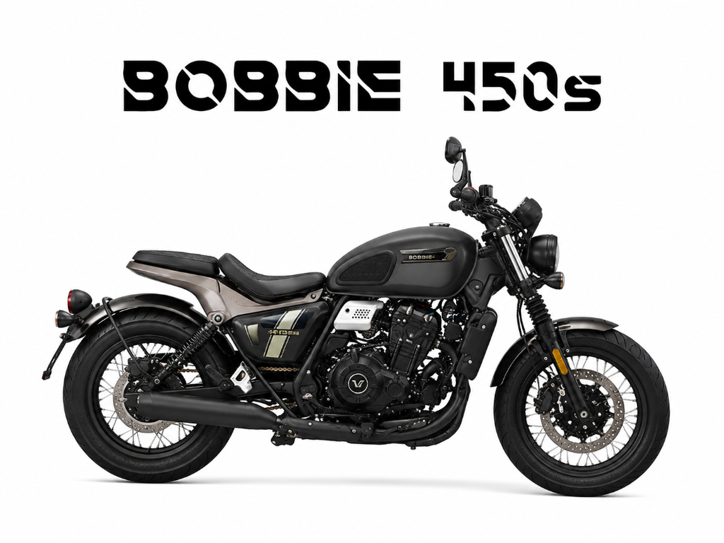 2026 WMOTO BOBBIE 450S in Matte Black — available at Boon Hua Motor Klang Valley