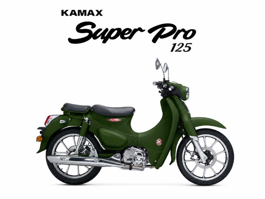 2026 KAMAX Kamax Super Pro 125 STD in Green — available at Boon Hua Motor Klang Valley