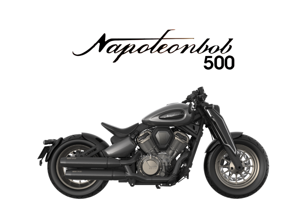2026 BENDA NAPOLEON BOB 500 in Gray Moon — available at Boon Hua Motor Klang Valley
