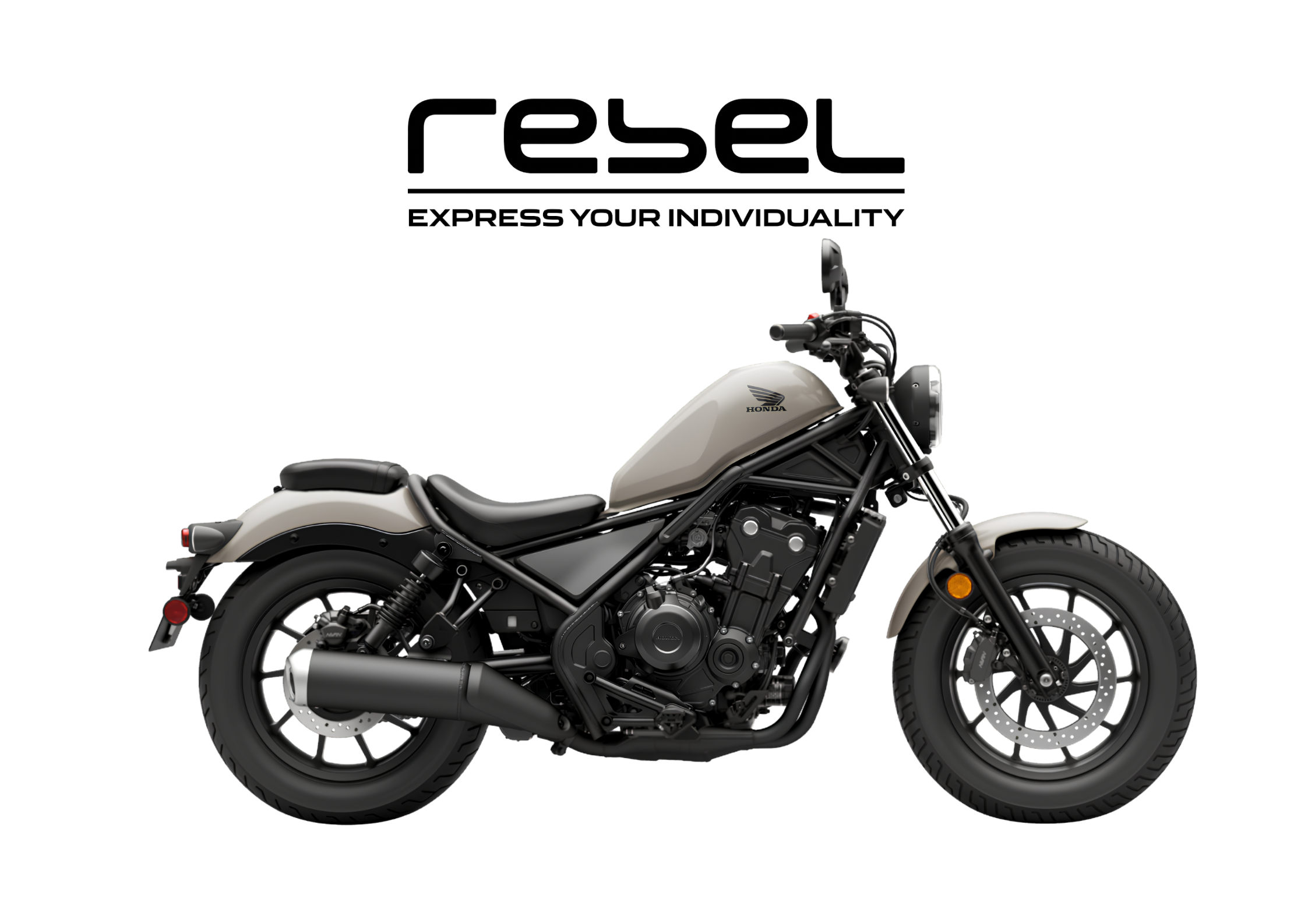 2026 HONDA REBEL in Pearl Sugarcane Beige — available at Boon Hua Motor Klang Valley