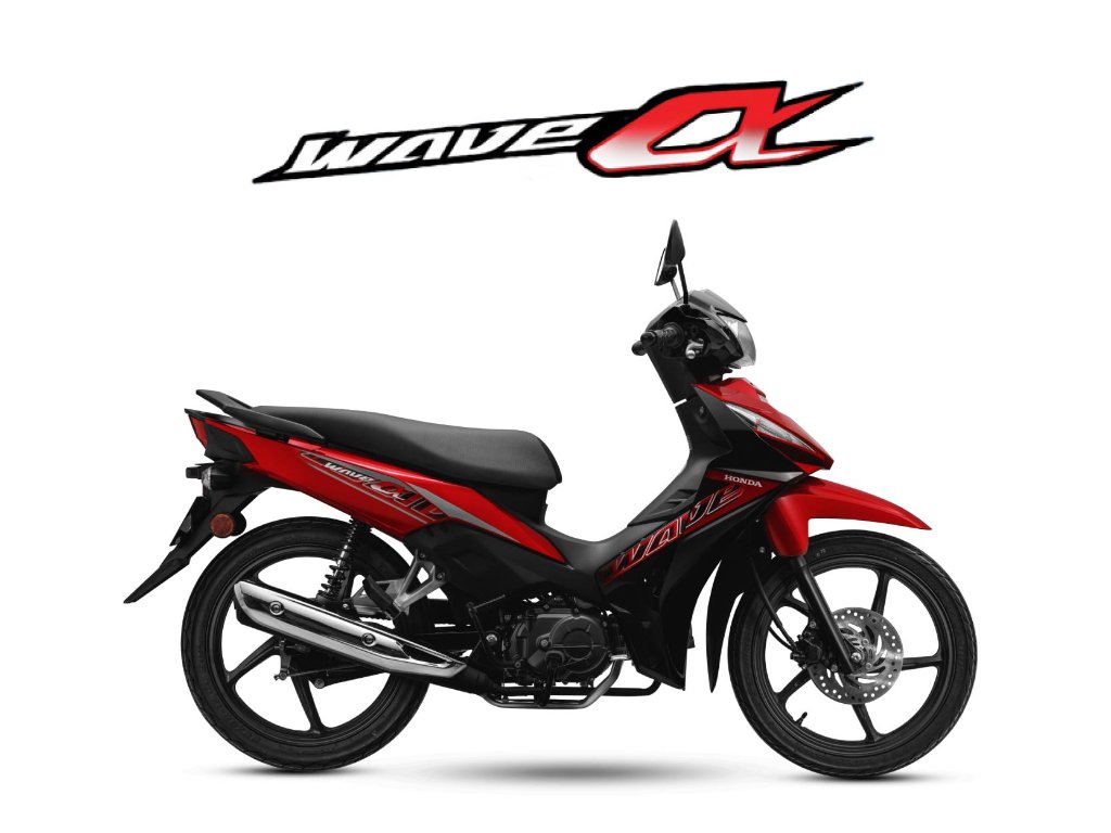 Honda Wave Alpha 124cc kapcai — motosikal harian paling jimat minyak