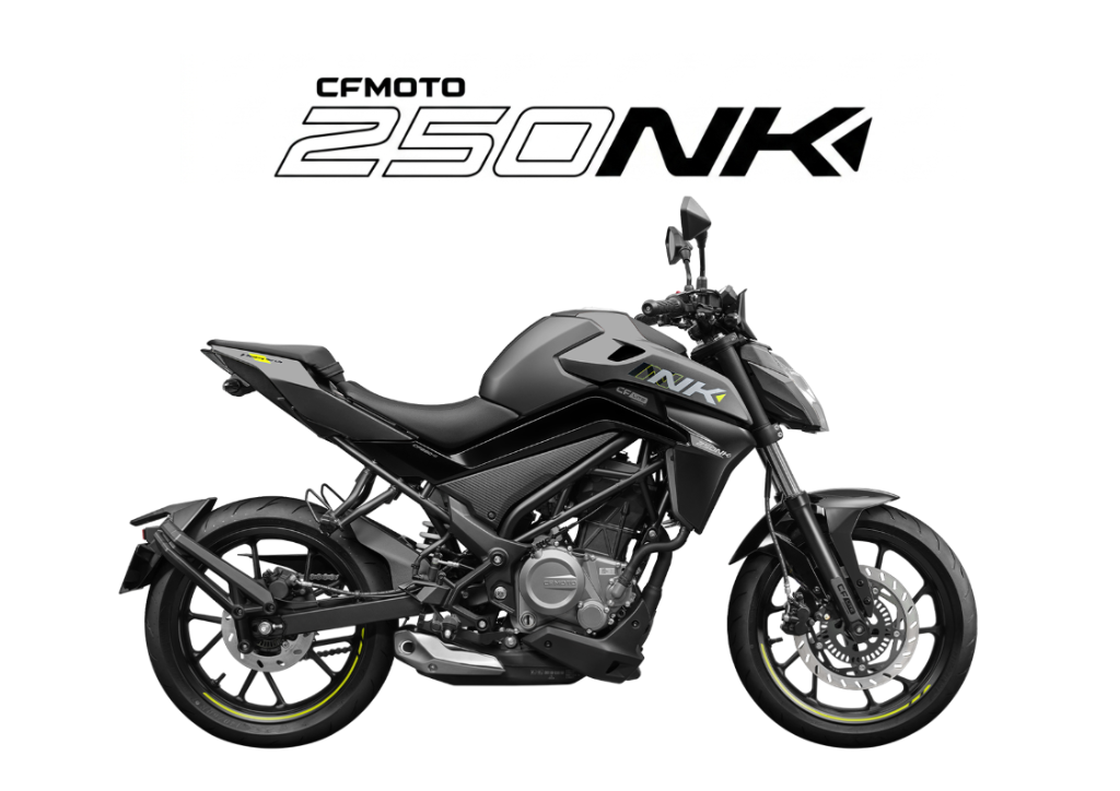 2026 CFMoto 250NK LITE in Nebula Black — available at Boon Hua Motor Klang Valley
