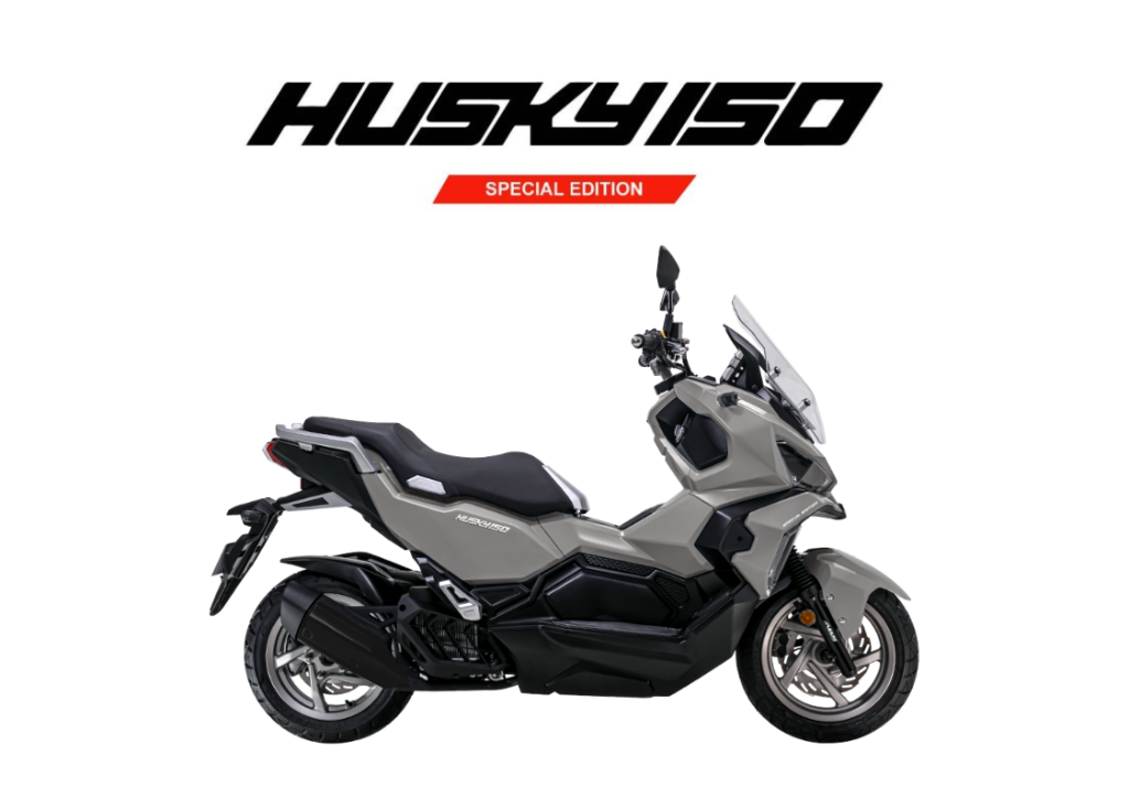 2026 SYM HUSKY 150 SE Special Edition in Space Grey — available at Boon Hua Motor Klang Valley