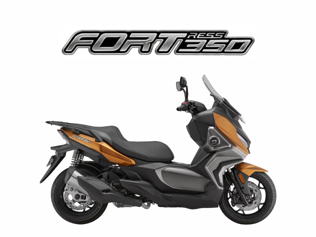 2026 QJ MOTOR FORT 350 in Gold — available at Boon Hua Motor Klang Valley