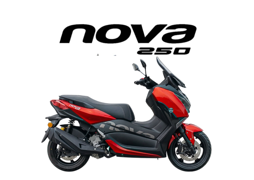 2026 AVETA NOVA 250 in Emerald Green — available at Boon Hua Motor Klang Valley