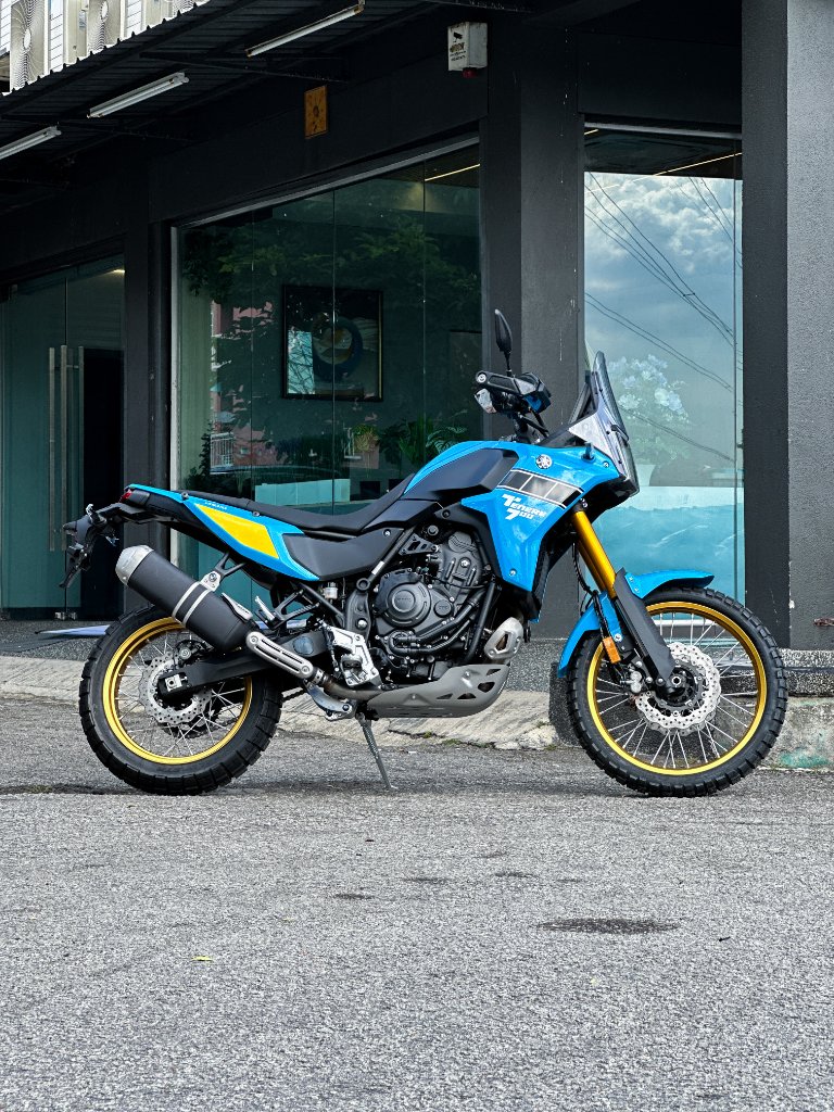 Yamaha Ténéré 700 front view at Boon Hua Motor Puchong Selangor