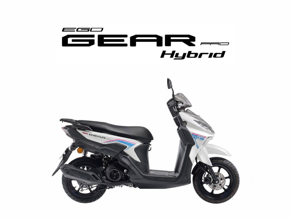 2026 YAMAHA EGO GEAR PRO HYBRID in White — available at Boon Hua Motor Klang Valley