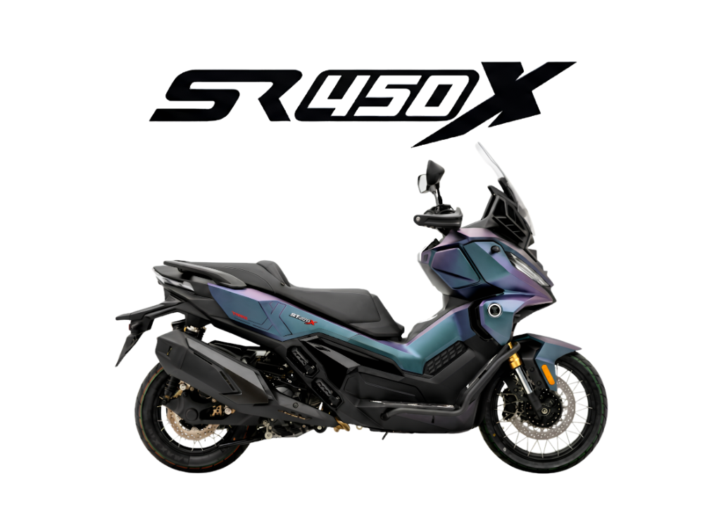 2026 VOGE SR450X in Blue — available at Boon Hua Motor Klang Valley
