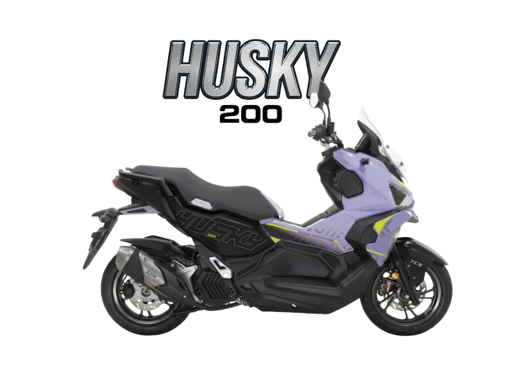 2026 SYM HUSKY 200 in Special Purple — available at Boon Hua Motor Klang Valley