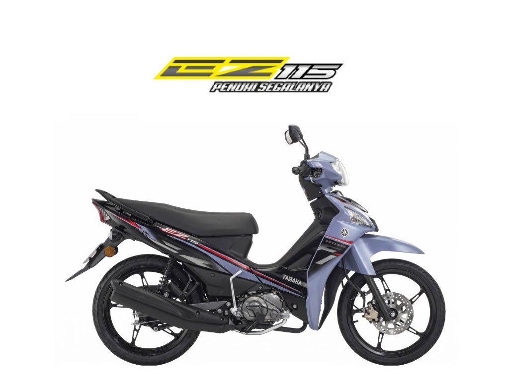 2026 YAMAHA EZ115 STD in Blue — available at Boon Hua Motor Klang Valley