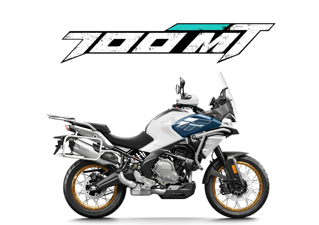 2026 CFMoto 700MT STD in Nebula White — available at Boon Hua Motor Klang Valley