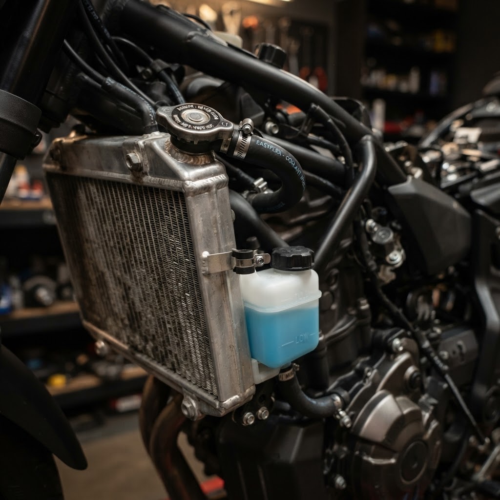 Kesan Bahaya Guna Air Paip Dalam Radiator Motosikal: Punca Kerak Karat, Water Pump Rosak, dan Cara Flushing Coolant Yang Betul — Boon Hua Motor motorcycle news