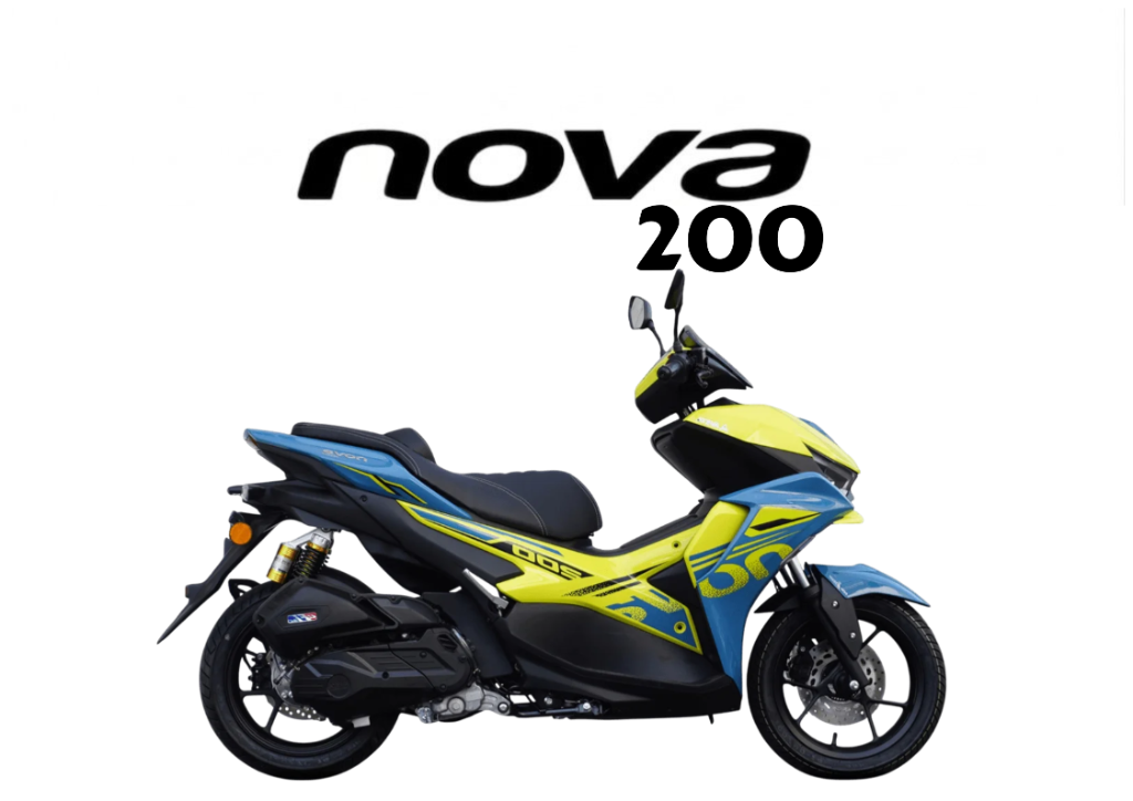 2026 AVETA Nova 200 in Neon Pulse — available at Boon Hua Motor Klang Valley