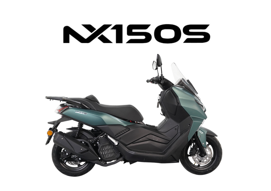 2026 WMOTO NX150S in Grind Green — available at Boon Hua Motor Klang Valley
