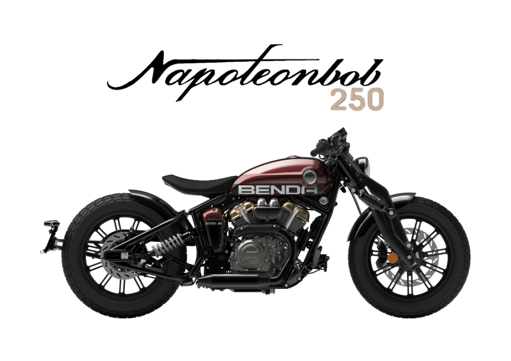 2026 BENDA NAPOLEON BOB 250 in Jazz Red — available at Boon Hua Motor Klang Valley