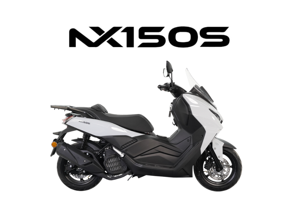 2026 WMOTO NX150S in Glacier White — available at Boon Hua Motor Klang Valley