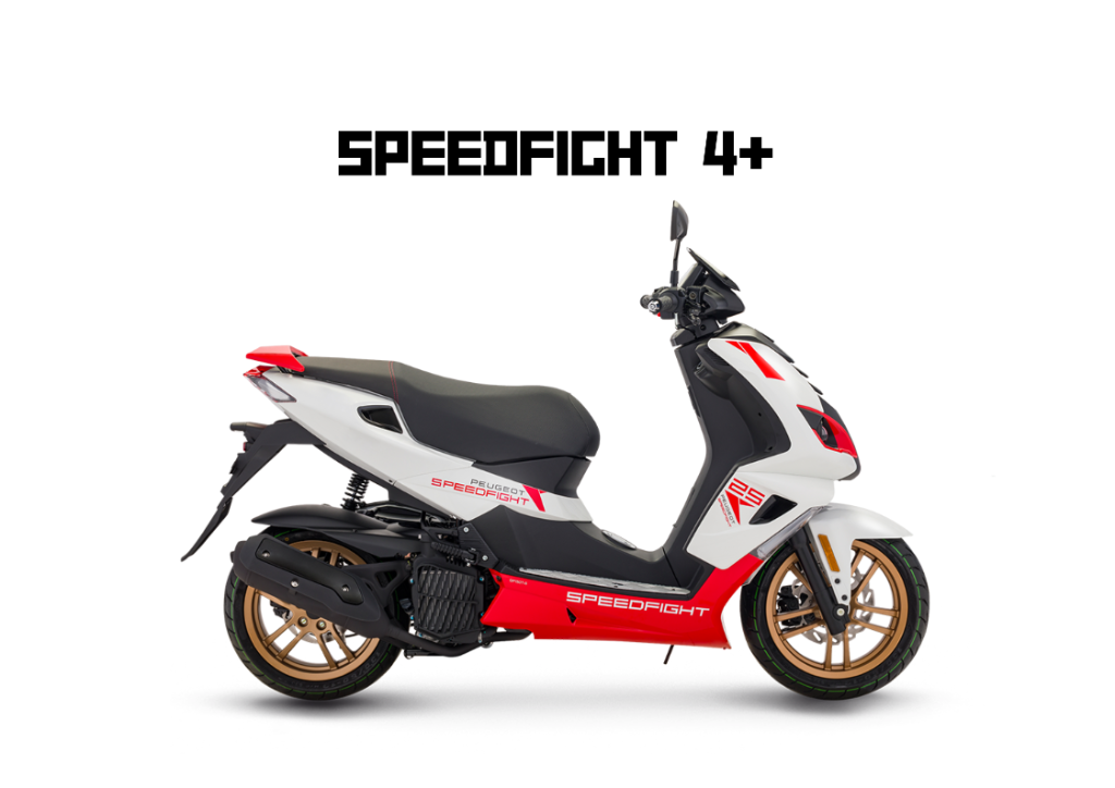 2026 PEUGEOT SPEEDFIGHT 4+ STD in Icy White — available at Boon Hua Motor Klang Valley