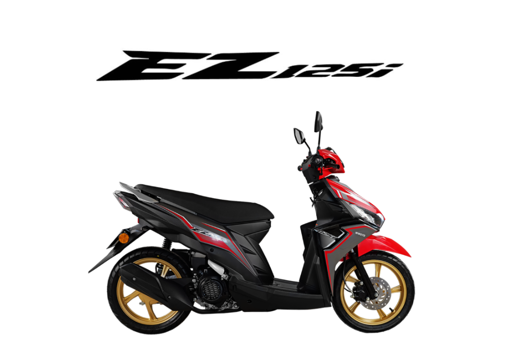 2026 WMOTO EZ125I in Red — available at Boon Hua Motor Klang Valley