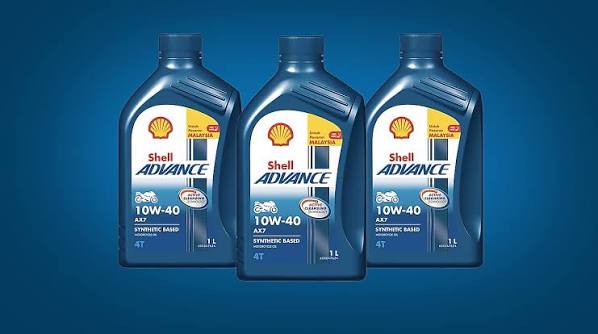 Shell Advance AX7 10W-40 minyak semi sintetik motosikal