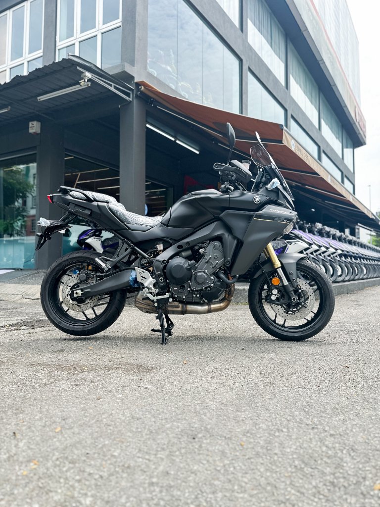 Yamaha Tracer 9 GT front view at Boon Hua Motor Puchong Selangor