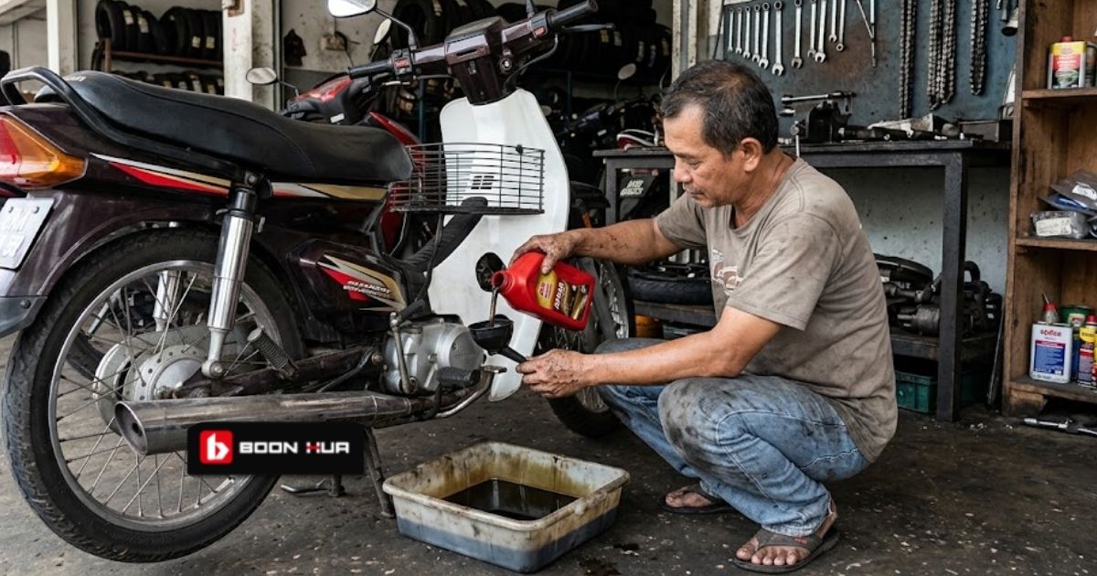 Minyak Hitam Motor Cepat Susut Walaupun Tiada Kebocoran? Ini Puncanya — Boon Hua Motor motorcycle news