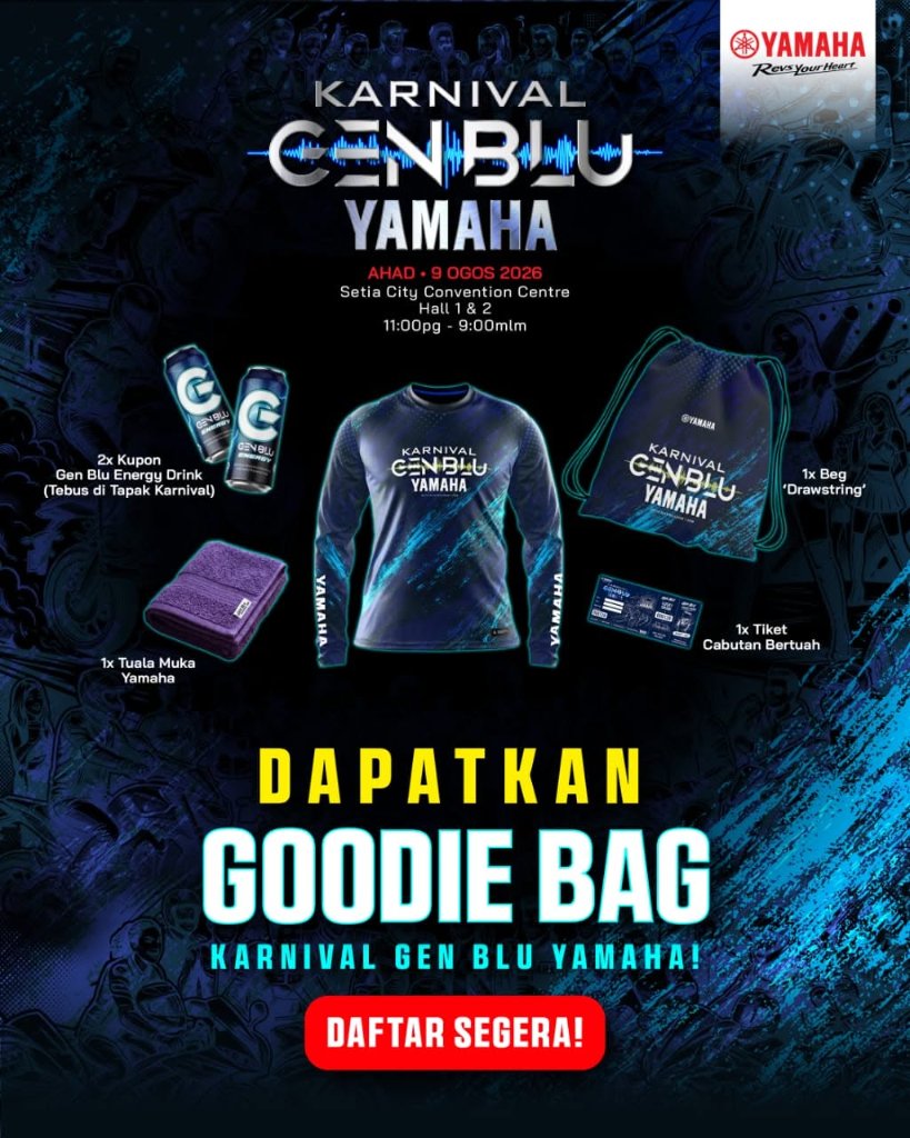 Yamaha GenBlu Carnival 2026 Goodie Bag Items