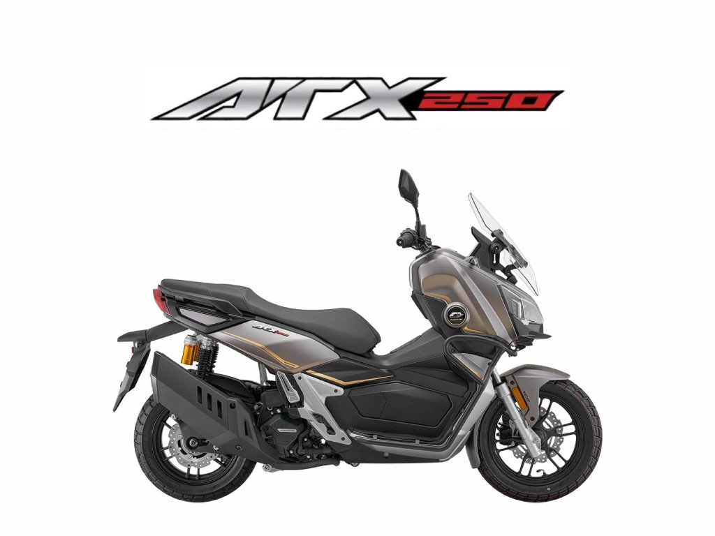 2026 QJ MOTOR ATX 250 STD in Grey — available at Boon Hua Motor Klang Valley