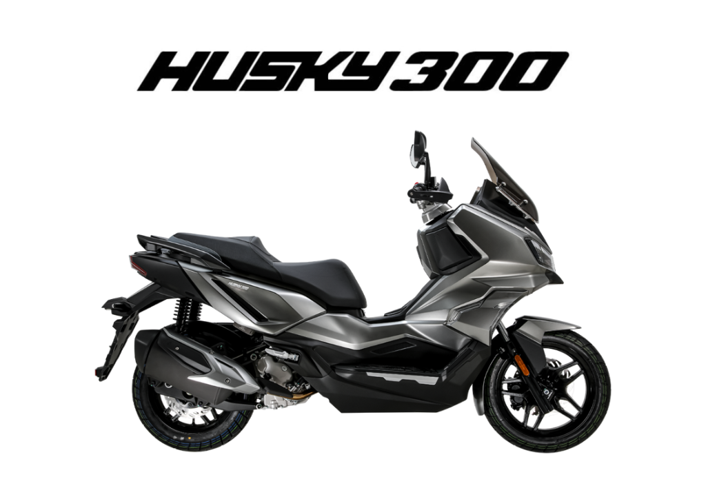 2026 SYM HUSKY 300 in Space Grey — available at Boon Hua Motor Klang Valley