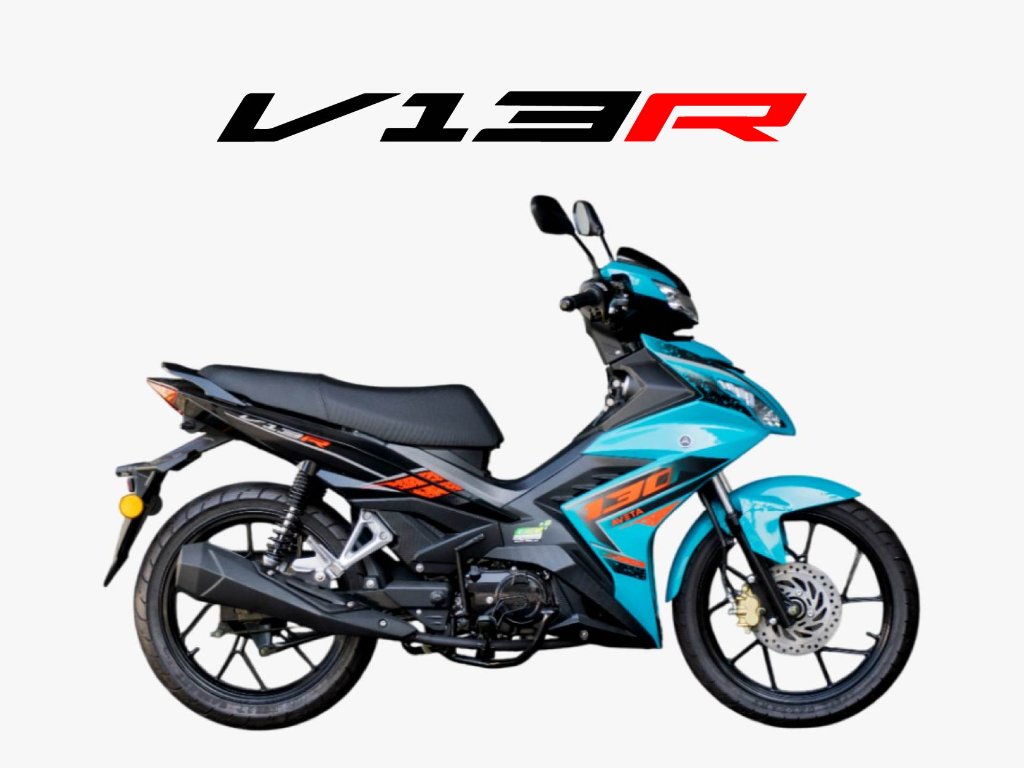 2026 AVETA V13R STD in Cyan Blue — available at Boon Hua Motor Klang Valley