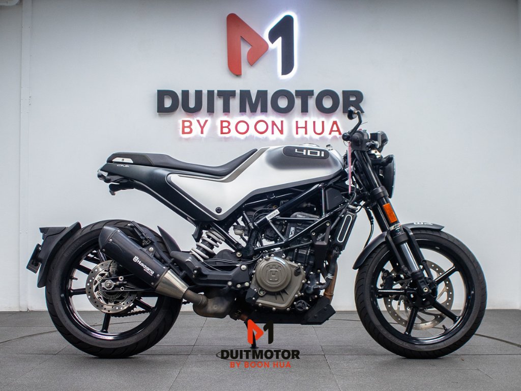 2021 Husqvarna Vitpilen 401 (BQW 1419) — Pre-loved motorcycle at Boon Hua Motor, 32,582km — photo 1